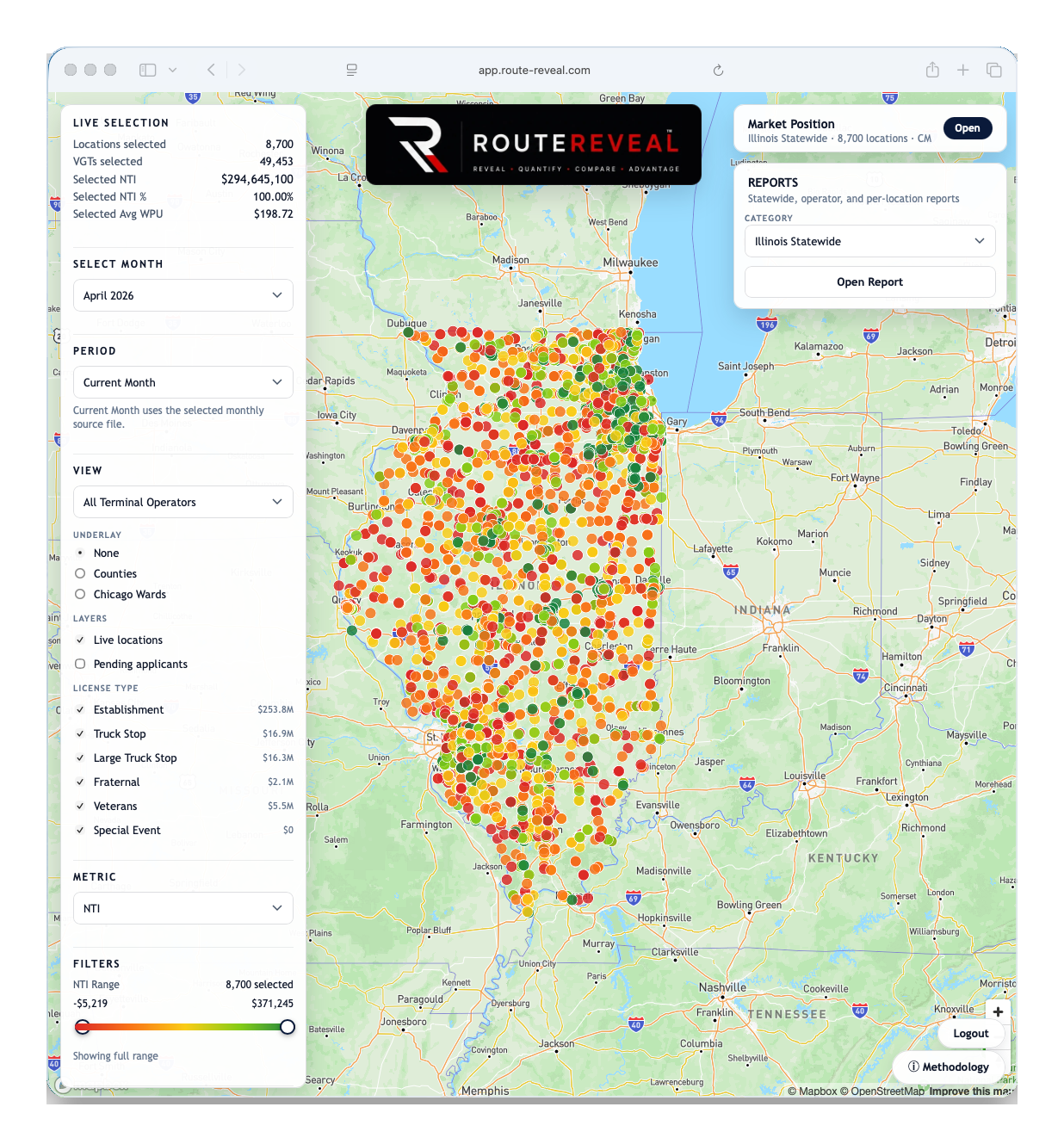 RouteReveal Platform